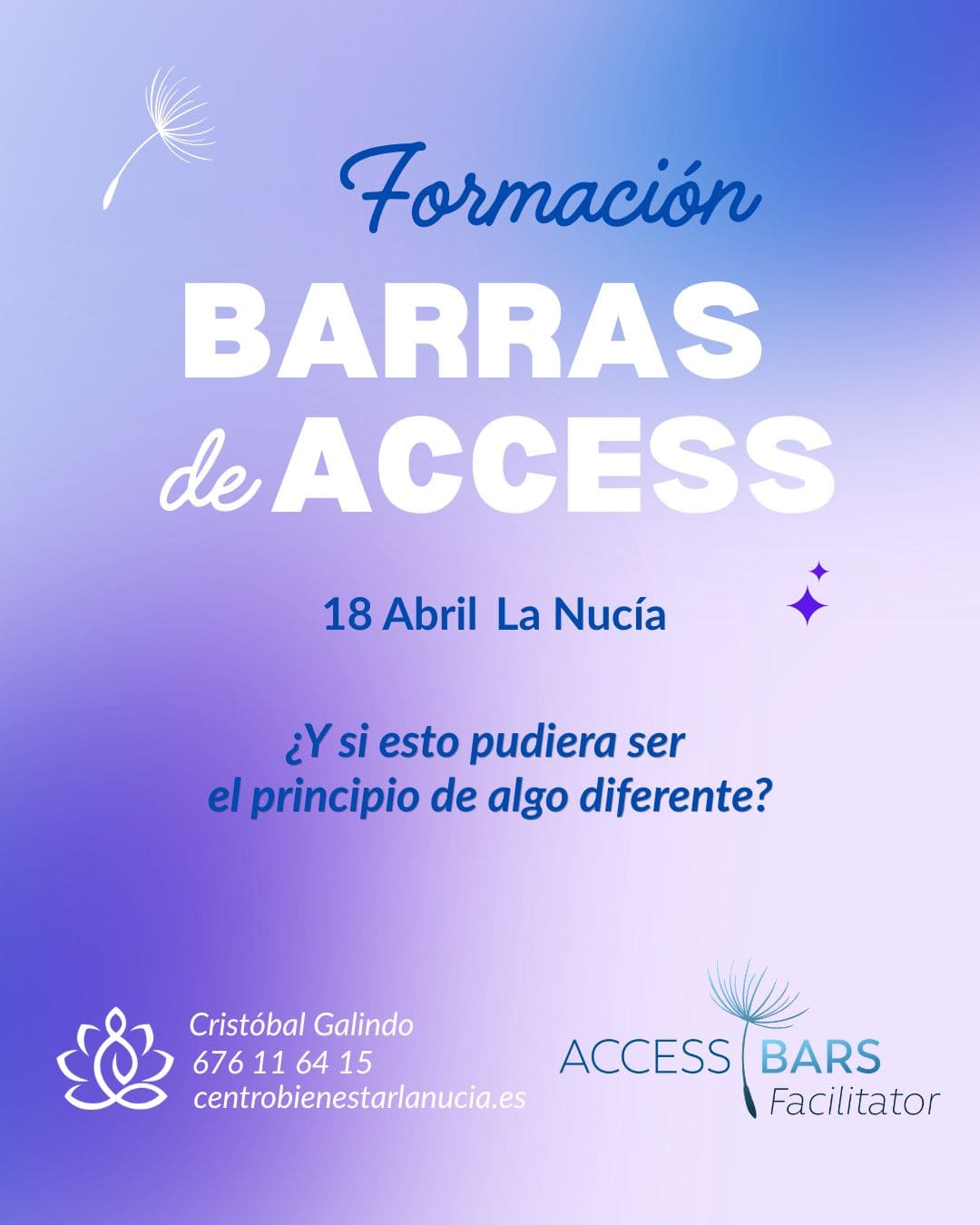 Clase Barras Access Nucia Alicante